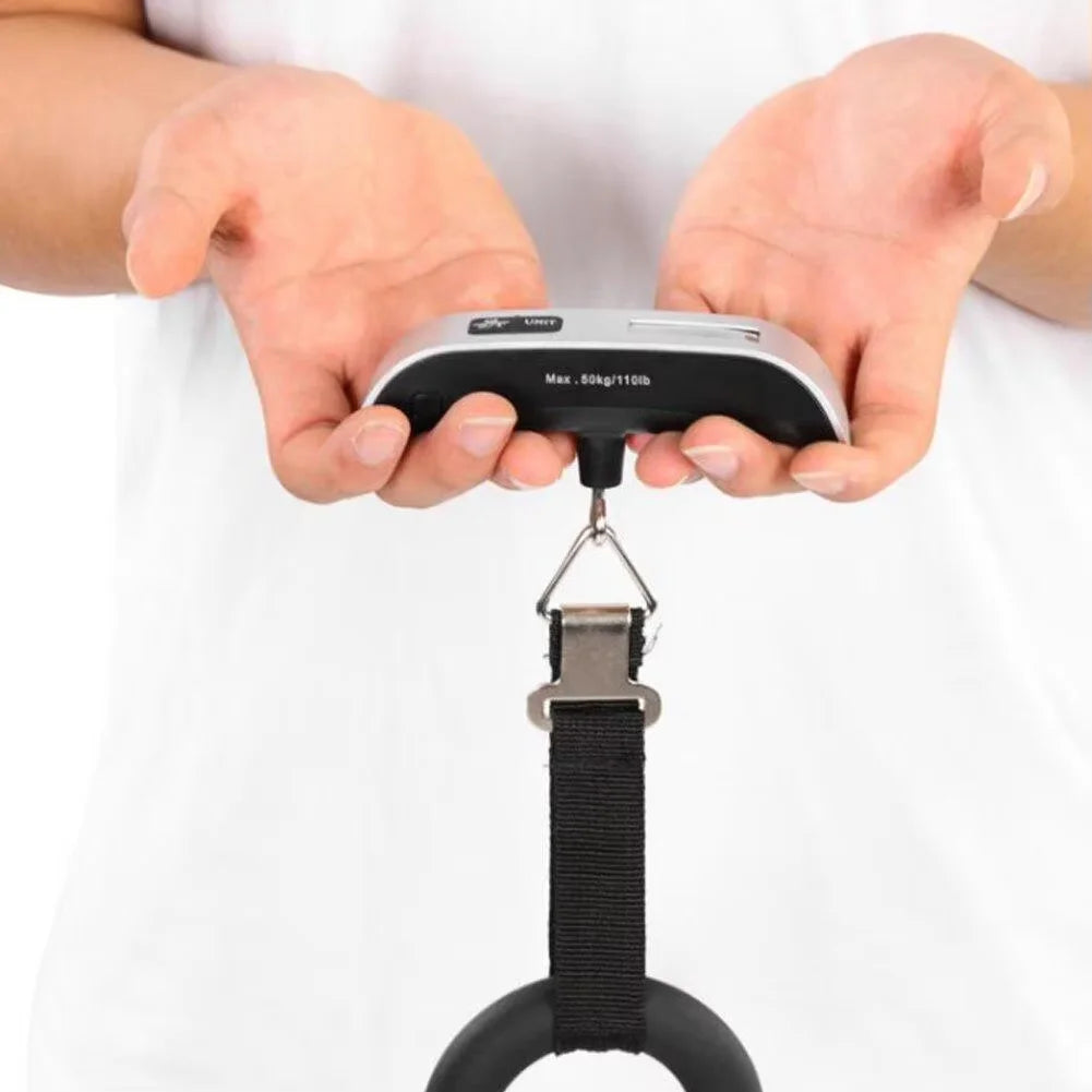 Digital Luggage Scale with LCD Display, 50 kg Capacity