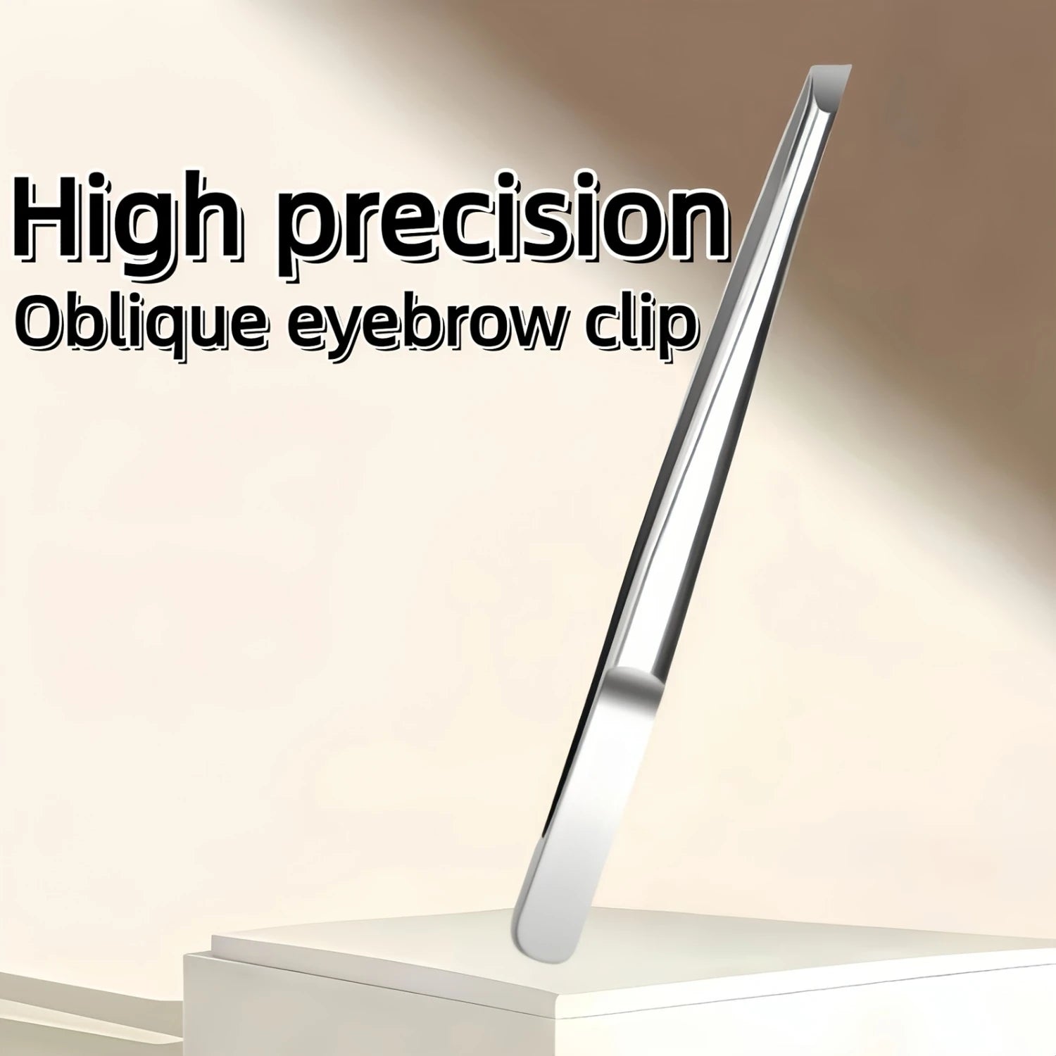 Stainless-Steel Slant-Tip Precision Tweezers
