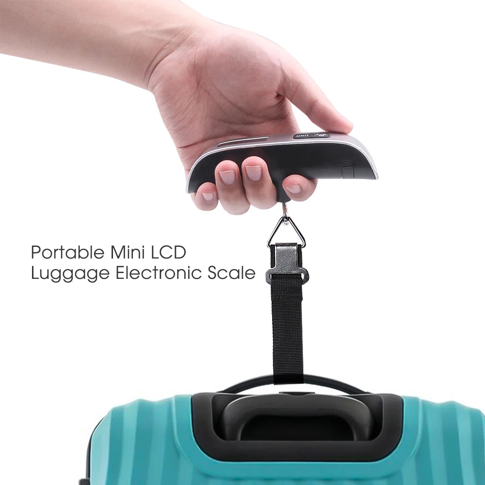 Digital Luggage Scale with LCD Display, 50 kg Capacity
