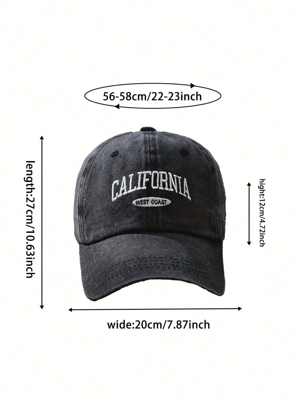 Unisex Embroidered Vintage Baseball Cap