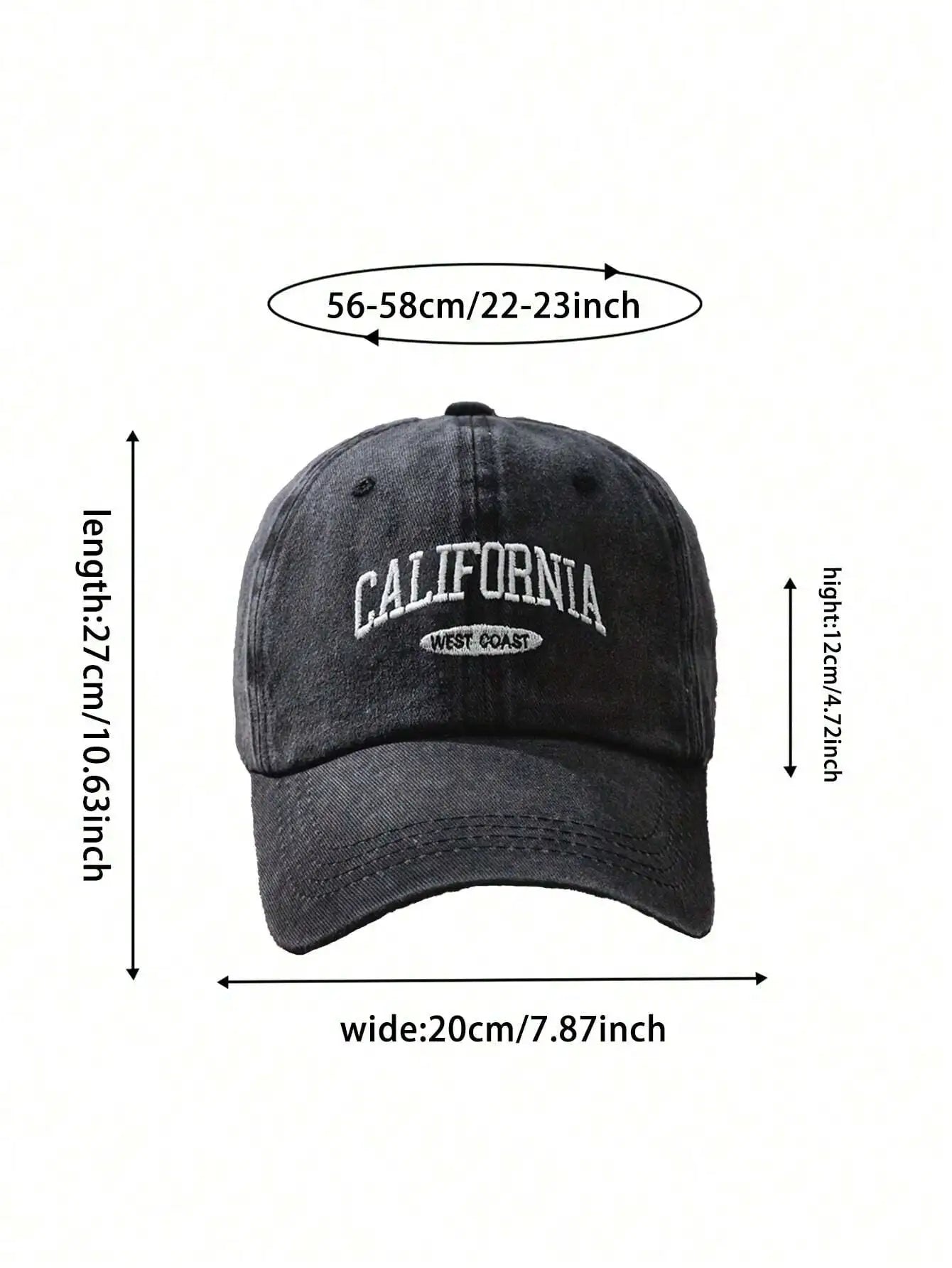 Unisex Embroidered Vintage Baseball Cap