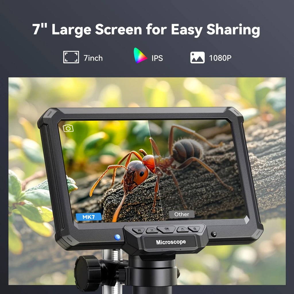 Hayve MK7 7-Inch 1200× Digital Microscope