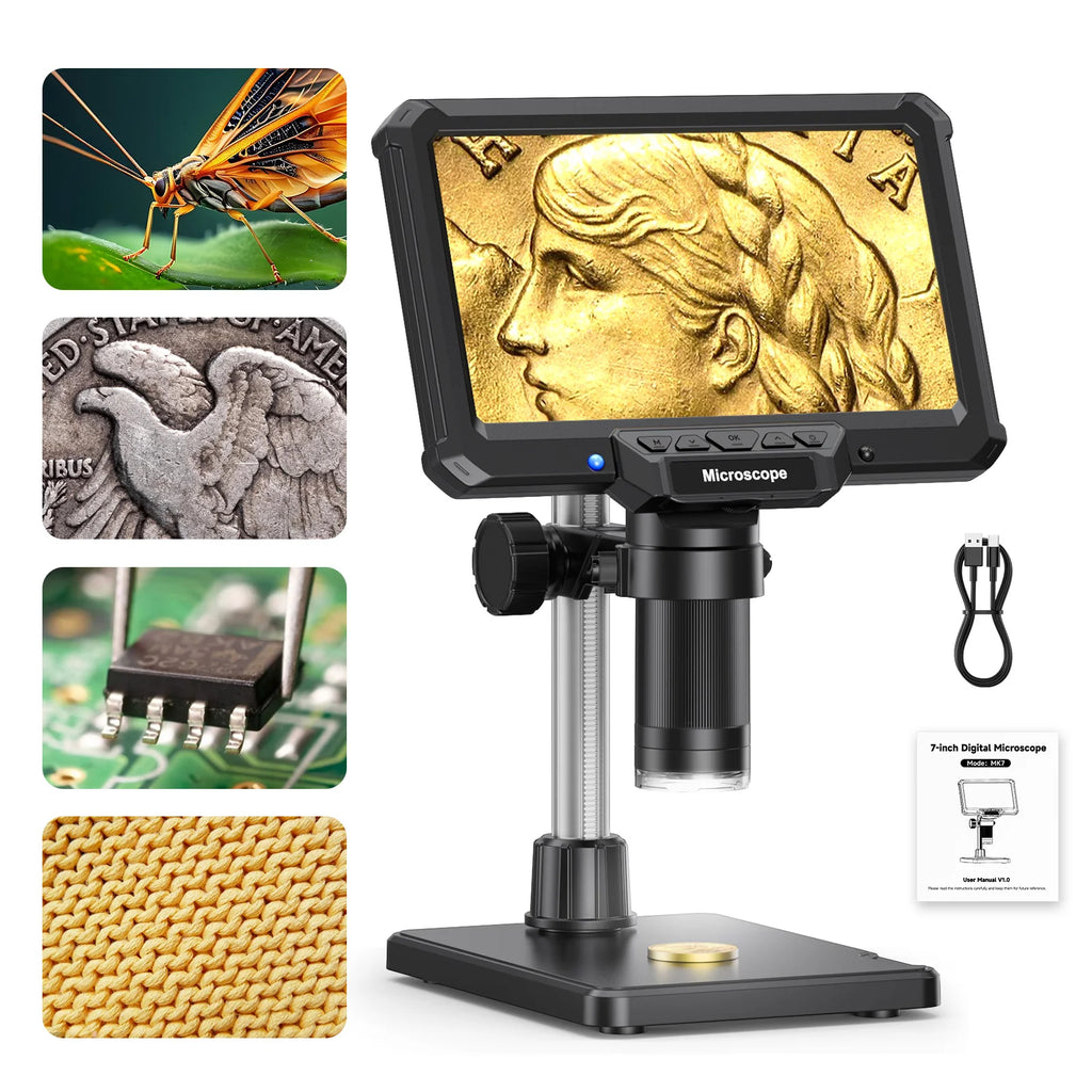 Hayve MK7 7-Inch 1200× Digital Microscope